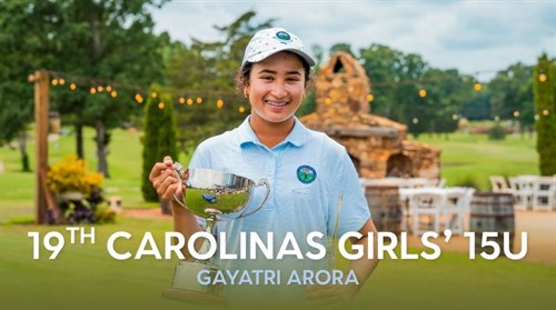 19th Carolinas Girls’ 15 & Under Championship
